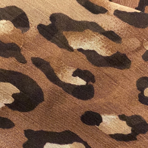 STUDIO I Womens Brown Maxi Dress Animal Print Mob Wife Sz 16 Plus - Picture 7 of 9